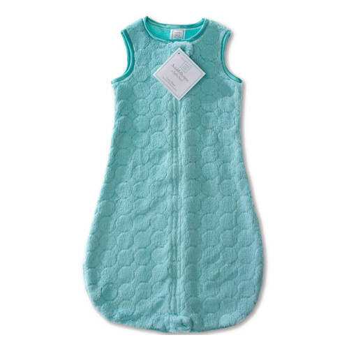 Детский спальный мешок SwaddleDesigns zzZipMe 12-18 М TQ Puff Dk Satin в Дочки и Сыночки