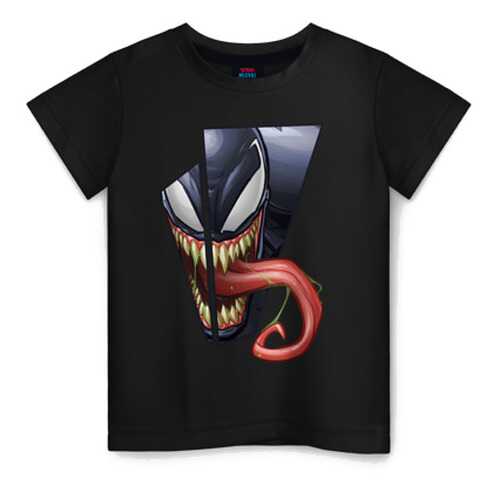 Детская футболка ВсеМайки Venom with tongue sticking out хлопок, р. 116 в Дочки и Сыночки