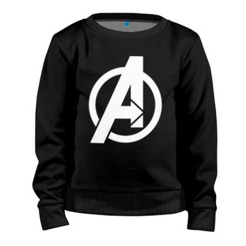 Детский свитшот ВсеМайки Avengers logo white, р. 170 в Дочки и Сыночки