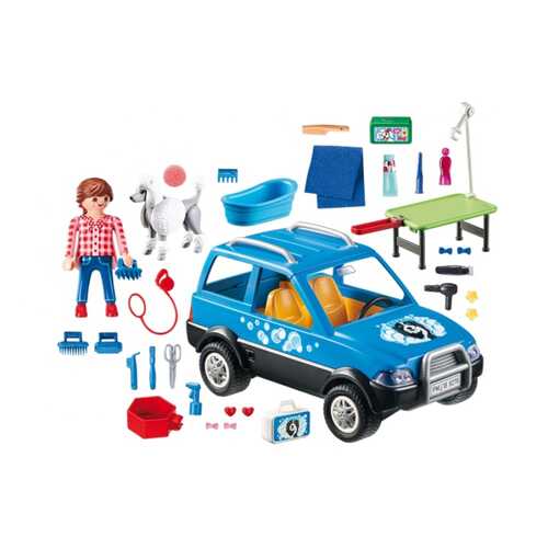 Игровой набор Playmobil Отель для животных Мобильный грумер для животных в Дочки и Сыночки