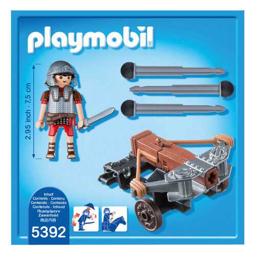 Игровой набор Playmobil PLAYMOBIL Римляне и Египтяне: Легионер с Баллистой в Дочки и Сыночки