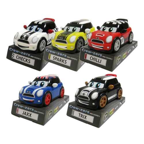 Машина Go MINI CREW-Zers на платф., D/B10 шт.,4 вида(Pace,Flame,Slix,Dash),арт.0368. в Дочки и Сыночки