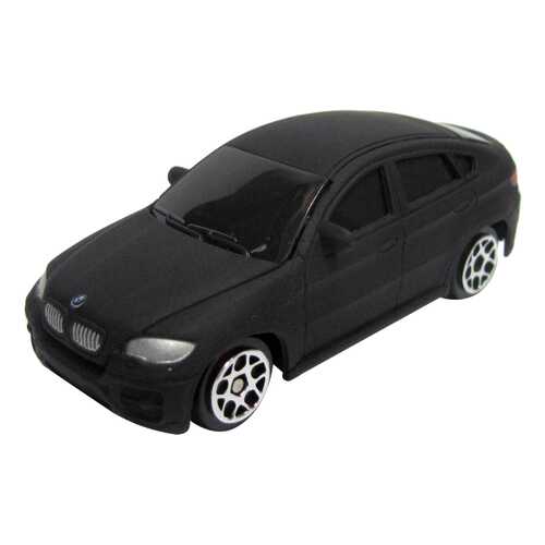 Машина металлическая Uni-Fortune 1:64 BMW X6 без механизмов черный матовый в Дочки и Сыночки