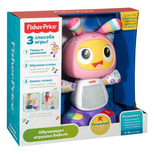 Мягкая развивающая игрушка Fisher-Price Бибель в Дочки и Сыночки