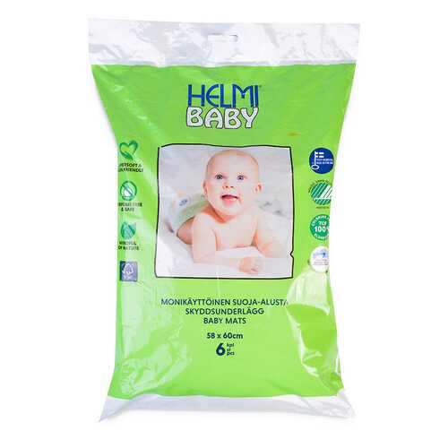 Пеленки детские Helmi Baby 58x60 см, 6 шт. в Дочки и Сыночки