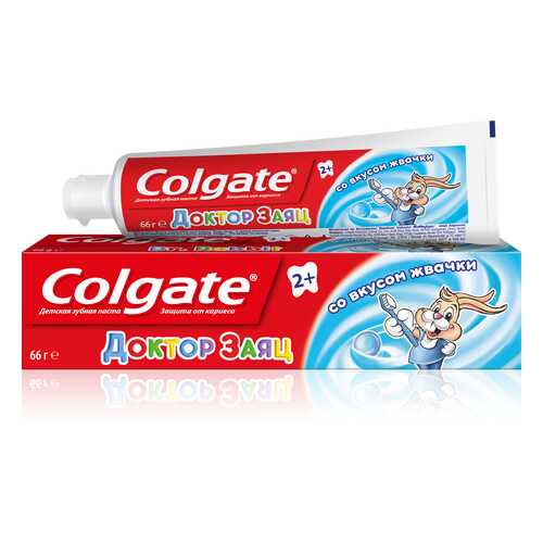 Детская зубная паста Colgate-Palmolive Доктор Заяц вкус жвачки 50 мл в Дочки и Сыночки